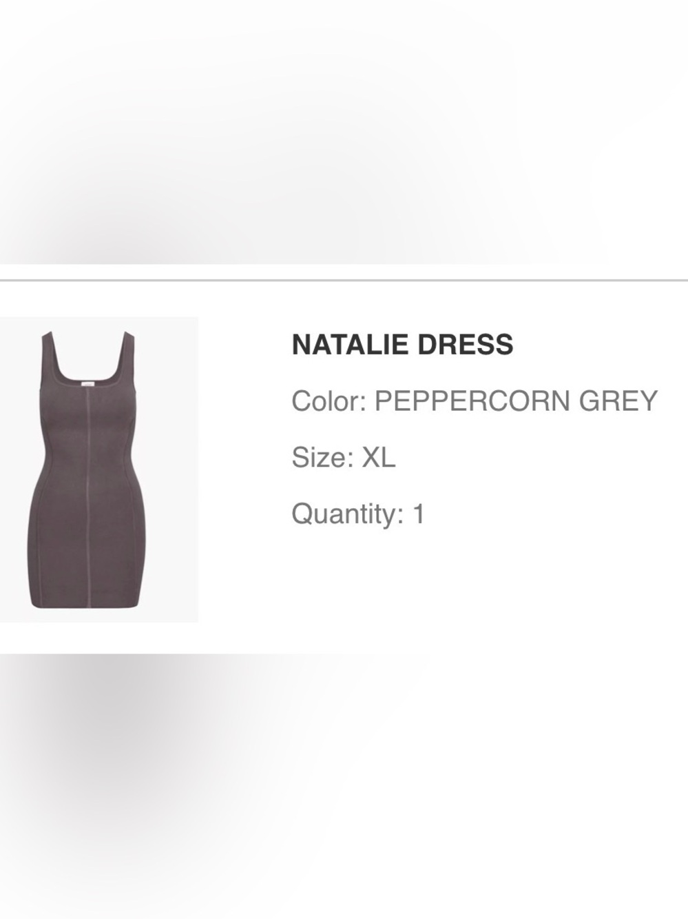 XL Wilfred Natalie Dress in Peppercorn Grey